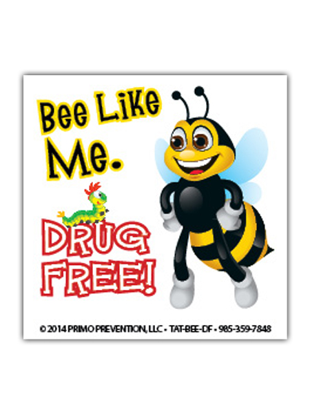 Bee Like Me: Drug Free Temporary Tattoo