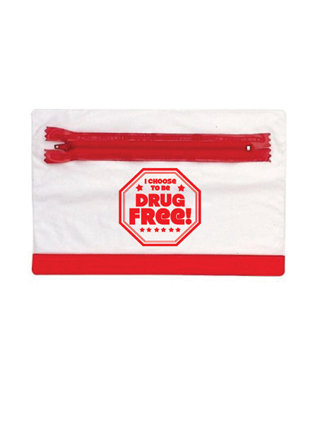 I Choose to Be Drug Free! Pencil Pouch