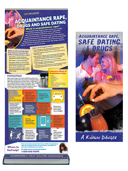 Acquaintance Rape & Drugs Retractable Banner Package