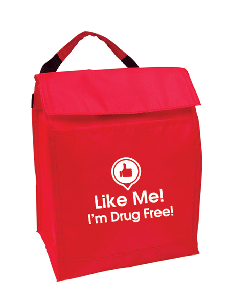 Like Me, I'm Drug Free! Lunch Cooler Bag