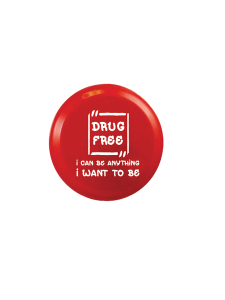 Drug Free I Can Be: 4 inch Flying Disk