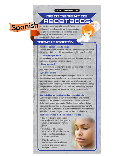 *SPANISH* Just the Facts Rack Card: Prescription Drugs