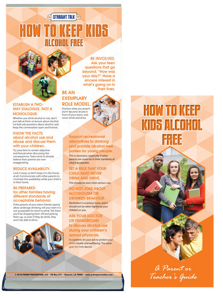 How to Keep Kids Alcohol Free Retractable Banner Package