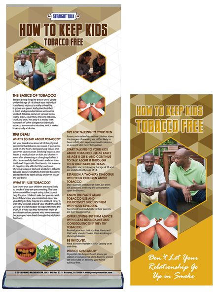 How to Keep Kids Tobacco Free Presentation Banner Package