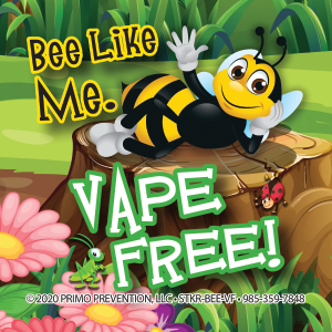 Bee Like Me Sticker-Vape Bee Like Me Sticker-Vape