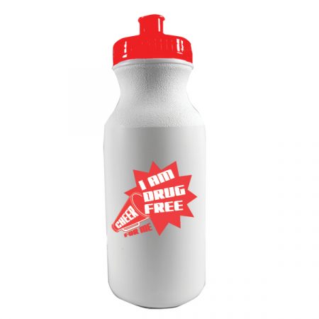 Cheer For Me, I Am Drug Free 20 oz. Sports Bottle