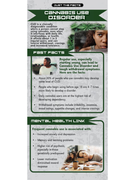 Just the Facts Rack Card: Cannabis Use Disorder